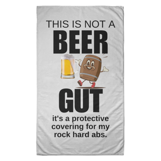 THIS IS NOT A BEER GUT BEACH TOWEL
