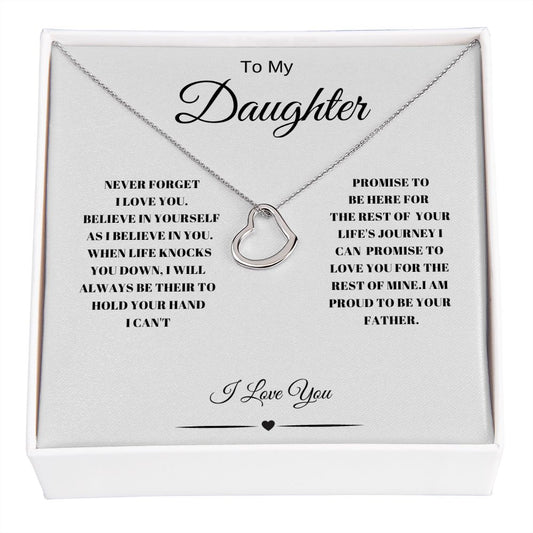 TO MY DAUGHTER DELICATE HEART LVD